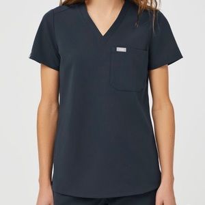 Figs Dark Harbor Catarina Scrub Top